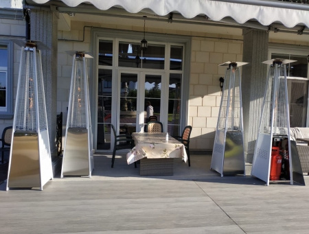 Stalleh Pyramid x 4 Steel